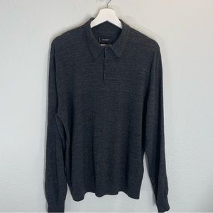 Men's Lucky Brand Long Sleeve Polo Sweater